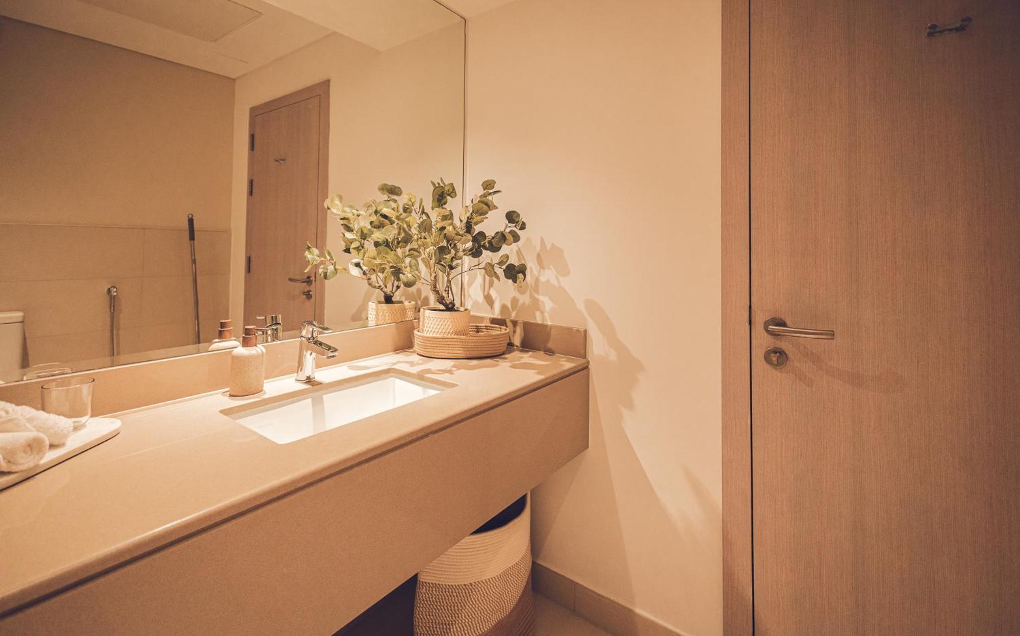 Voyage'S Stylish 1Br At Waters Edge Apartamento Abu Dhabi Exterior foto
